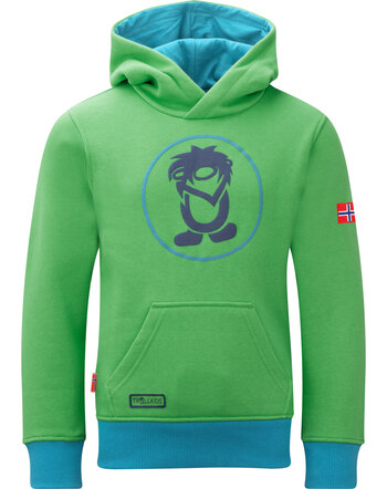 Trollkids Hooded sweatshirt KIDS TROLL SWEATER - Fresh Green/Dark Marine