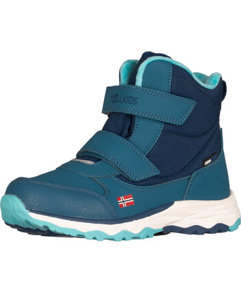 Trollkids Winter Boots KIDS HAFJELL - madeira blue/arctic blue