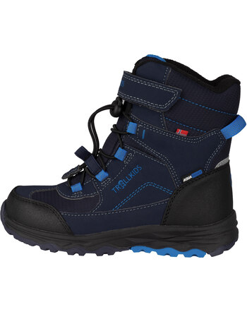 Trollkids Winter Boots KIDS HAFJELL - navy/med blue/green