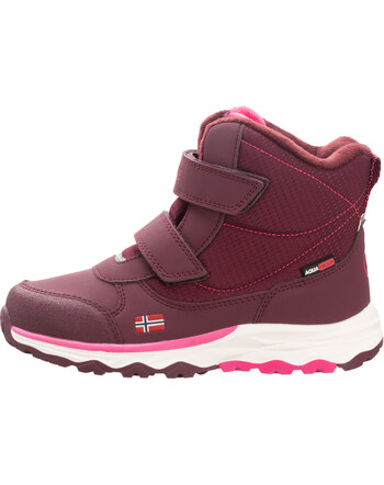 Trollkids Winter Boots KIDS HAFJELL - Redwood/Magenta