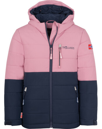 Trollkids winter coat KIDS HEMSEDAL XT - Mauve/Navy