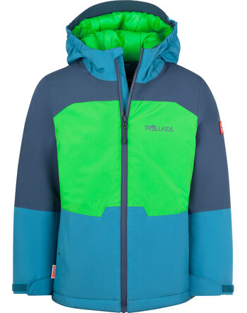 Trollkids Winterjacke KIDS HARDANGER - Fresh Green/Mystic Blue/Dark Marine