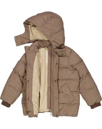 Wheat Boys Puffer Jacket GAEL soil melange