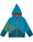 finkid-zip-in-jacke-mit-kapuze-wattiert-sirkus-mosaic-deep-teal