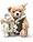 steiff-teddybaer-mit-schneemann-23-cm-mohair-hellbraun